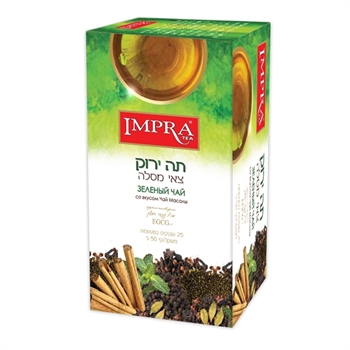 Цейлонский зелёный чай со вкусом Чай Масала 25 пакетиков по 2 г