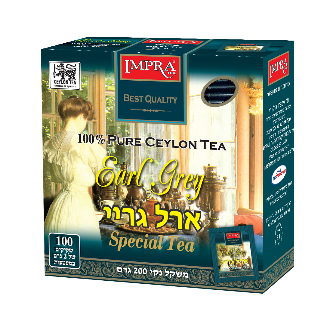 Цейлонский чёрный чай "Earl Grey Special" 100 пакетиков по 2 г