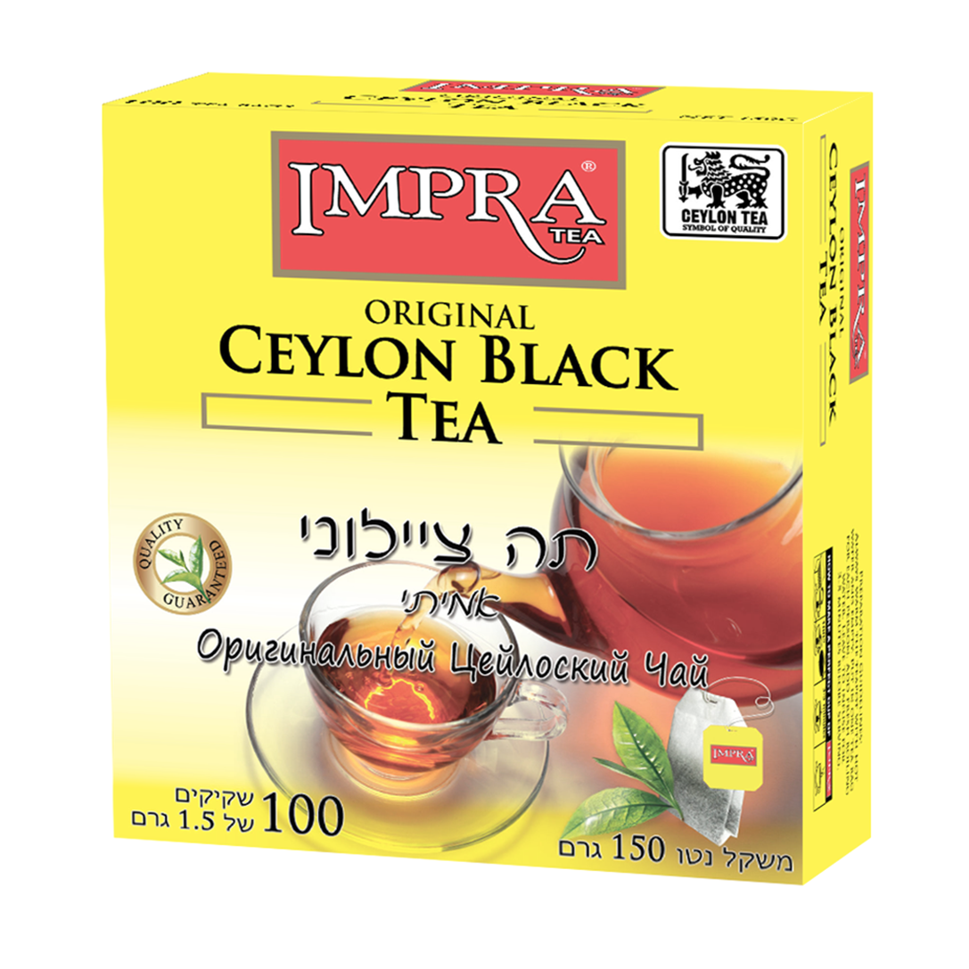 Цейлонский чёрный чай "Yellow" 100 пакетиков по 1.5 г